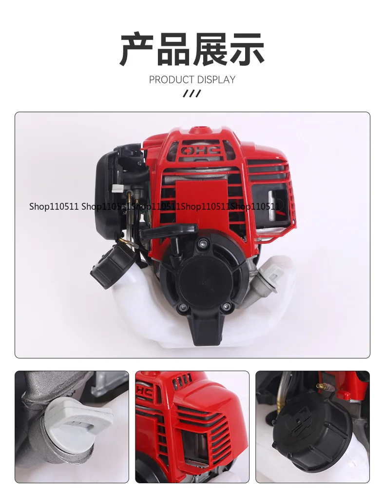 

GX50 47.9cc Bigger Power Than GX35 Back DIY Brushcutter Trimmer Auger Petrol 4 Stroke OHC Mini Engine Head CE Approved