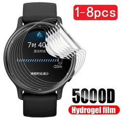 Screen Protector Compatible for Garmin VivoActive 5 Garmin Vivoactive 4S 4 3 Film Foil Hydrogel Protective