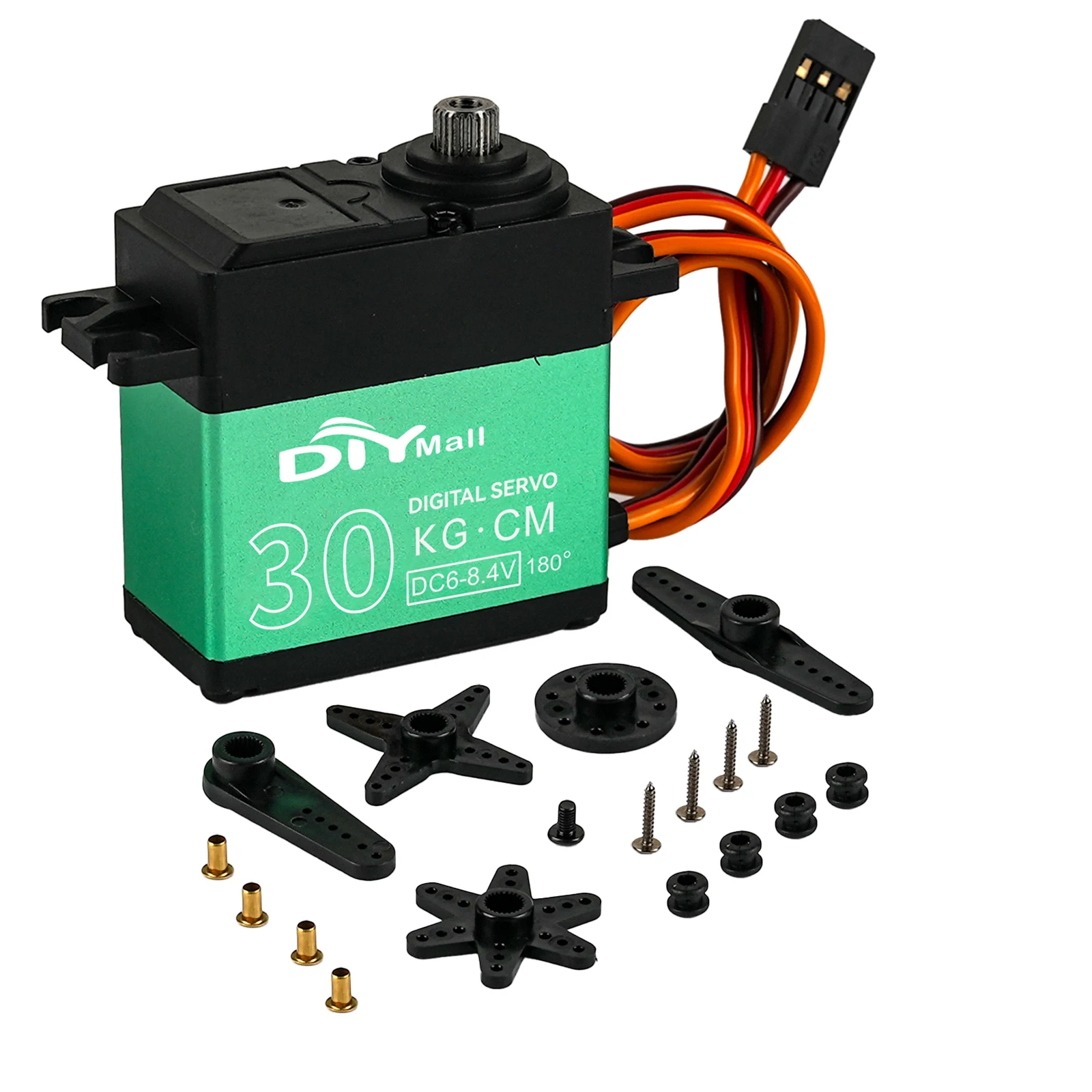 30 kg Metal Gear digitale servo hoog koppel 180 °   270 °   360 graden rotatie RC servomotor voor robotauto vliegtuigmodel TD-8830MG