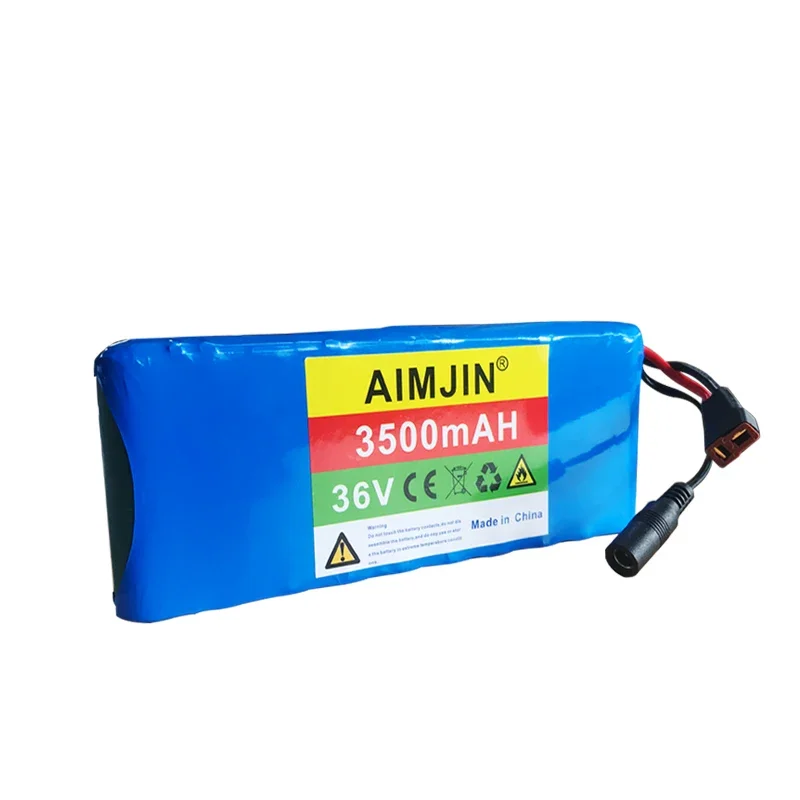 36V 3500mah Rechargeable 18650 Lithium Battery pack 10S1P Backup Cells Li-ion with BMS