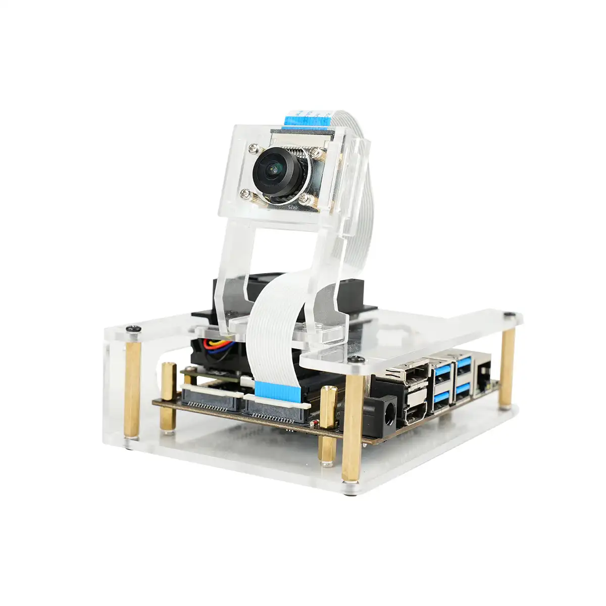 كاميرا NVIDIA HD 160 °   واجهة 800 واط بكسل IMX219 CSI متوافقة مع JETSON NANO/Xavier NX/TX2 NX