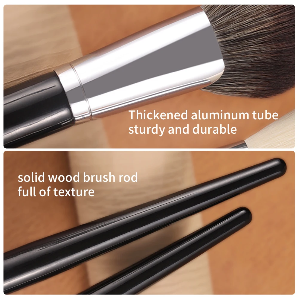 OVW 1PCS Angled Contour Brush Face Cheek Overall Setting Brush Makeup Contour Brush of Powder Brush Cosmetic Beauty Make Up Tool