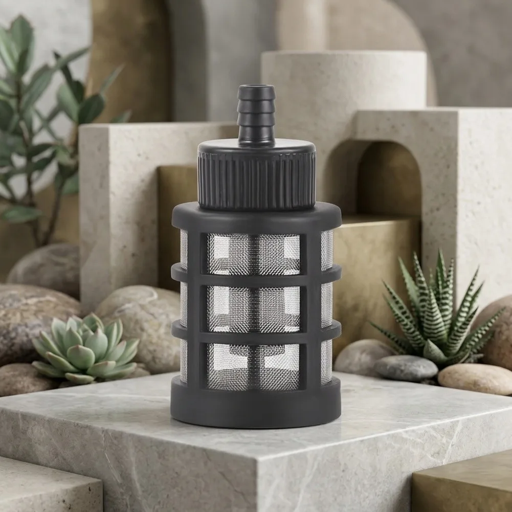 Rechargeable Water Spray Filter Nozzle ABS Black for Garden Hose Car Wash Outdoor Cleaning Energy Saving Filter Tip