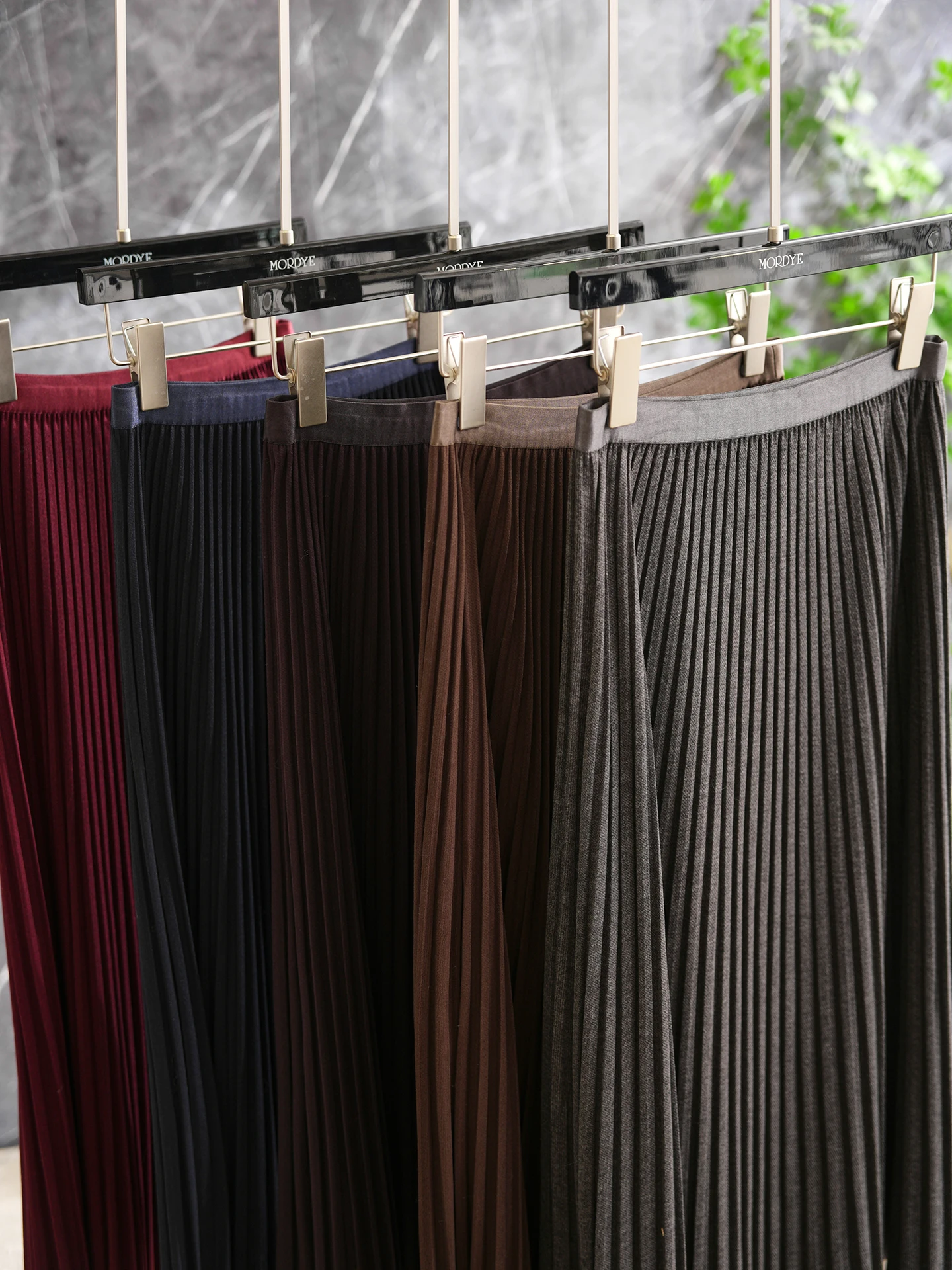 

Юбка-миди А-силуэта Ele, Зима 2025, Новинка, из полиэфирного волокна, для повседневной носки, без функции утепления