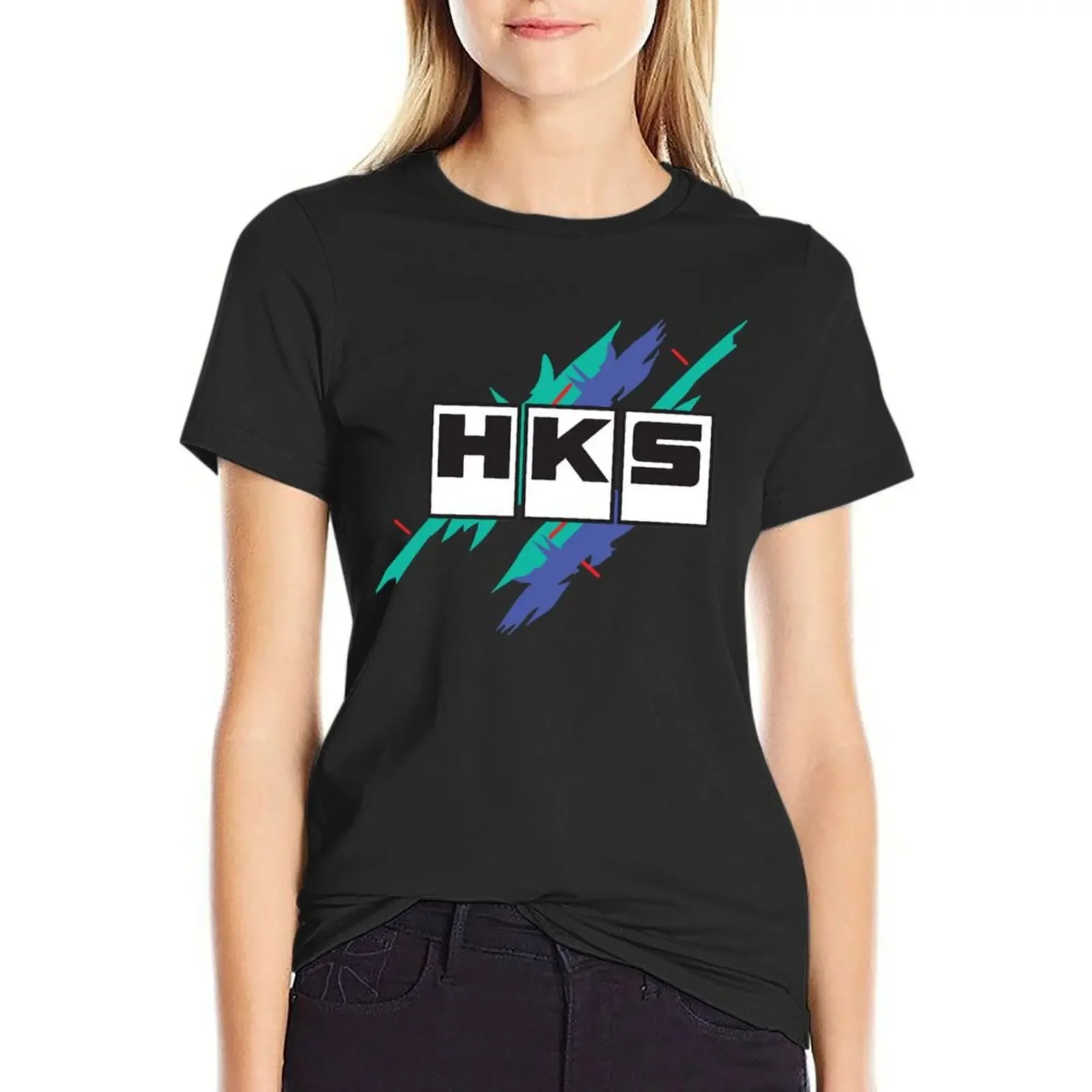 

HKS Classic T-Shirt tops cute tops clothes for woman