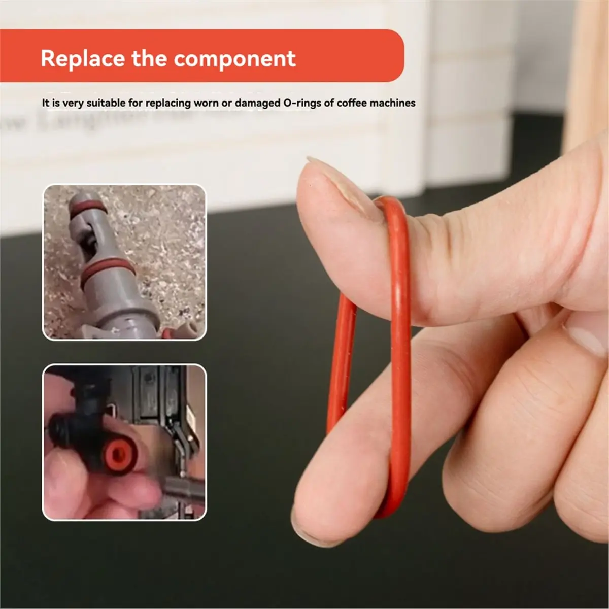 Appliance Parts Coffee Outlet Pipe Rubber Ring for EP4321 4341 4346 5143 5144 5147 5441 5443 5444 5446 5447 Coffee Maker