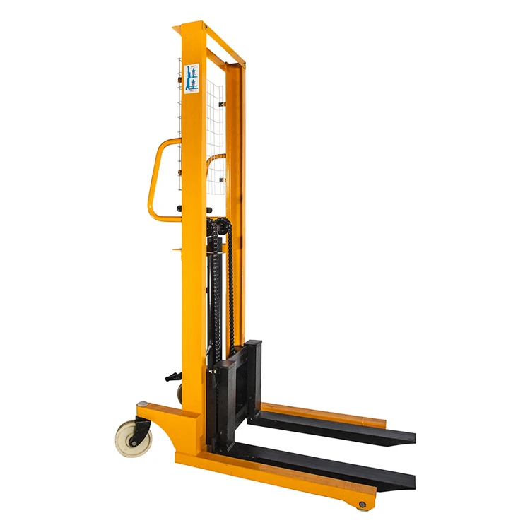 

china 1 ton 2 T 3 t hand lift forklift machine manual hydraulic pallet stacker