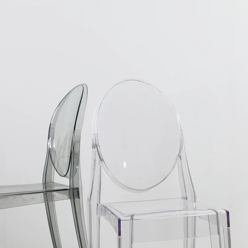 Nordic Dining Chair Ins Ghost Chair Devil Internet Celebrity Household Plastic Crystal Stool Acrylic Transparent Makeup Chair