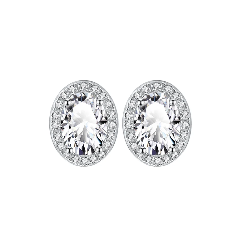 ovo brilhante moissanite brincos para mulheres s925 joias de prata certificado gra festa de aniversario de casamento presente de aniversario mais 1ct 01