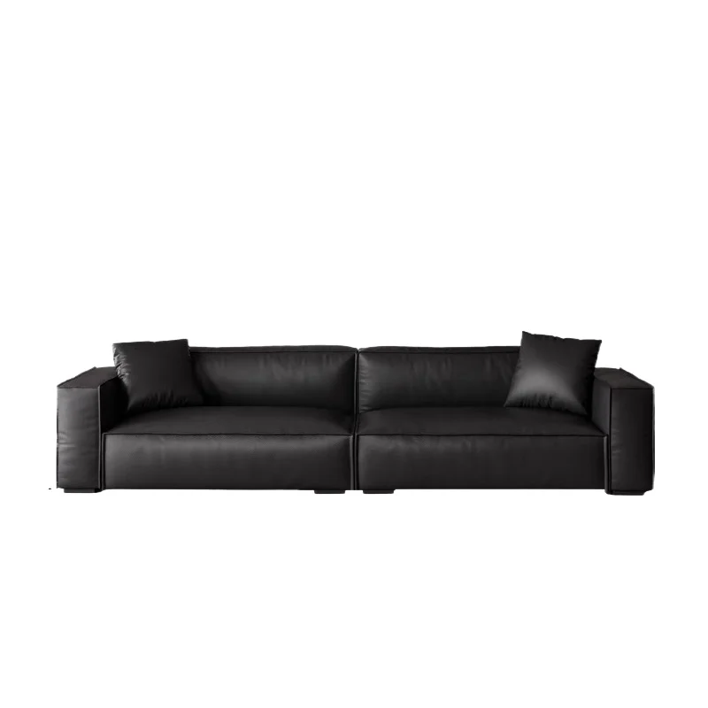 

Meeting Nordic Living Room Sofas Designer Modern Minimalist Straight New Sofa Black Online Celebrity Wohnzimmer Sofas Furniture