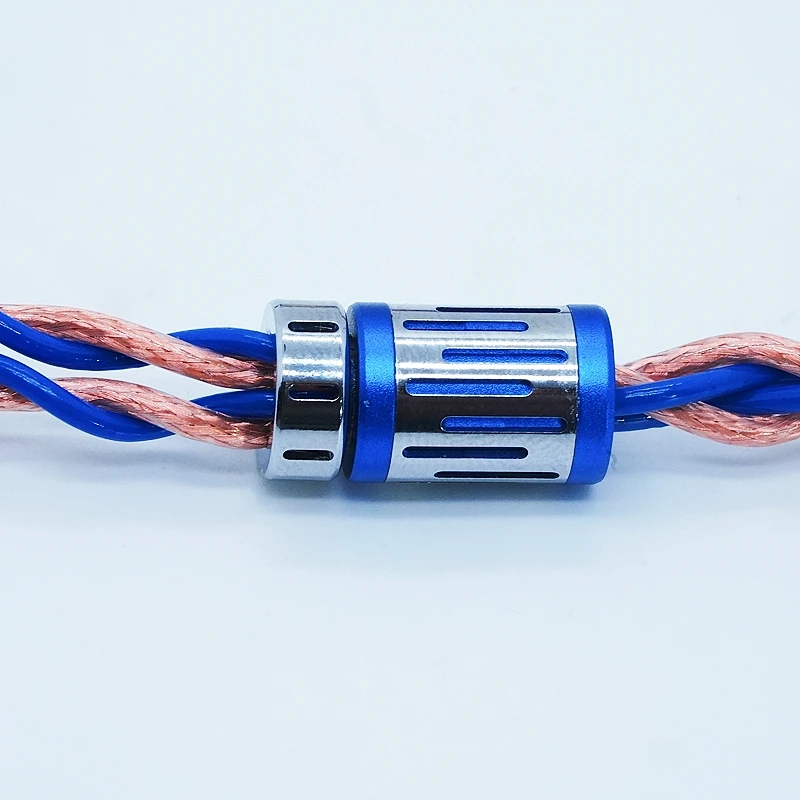 XINHS L05 Blue Star  4-Core Blue Copper Braided 7N Single Crystal Copper Headphone Upgrade Cable，For MMCX/0.78 2PIN/QDC/IE900 view 5