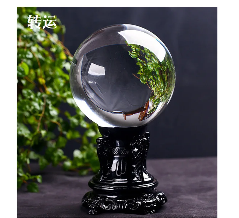 Clear 40/50/60/80/100/120/150mm Crystal Ball with K9 Crystal Glass Ball for Photography Prop Crystal Ball Furniture Decoration