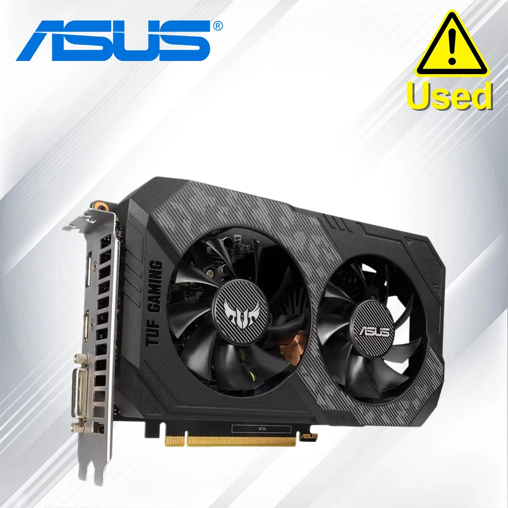 

ASUS TUF Gaming GeForce GTX 1660 SUPER Overclocked 6GB Edition HDMI DP DVI Gaming Graphics Card