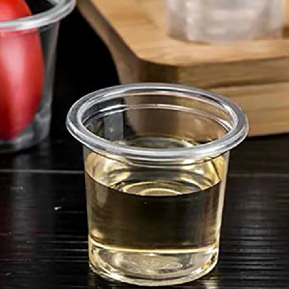 

100 Pcs Tasting Cup Condiment Cups for Meal Prep Disposable Snack Drinking Small