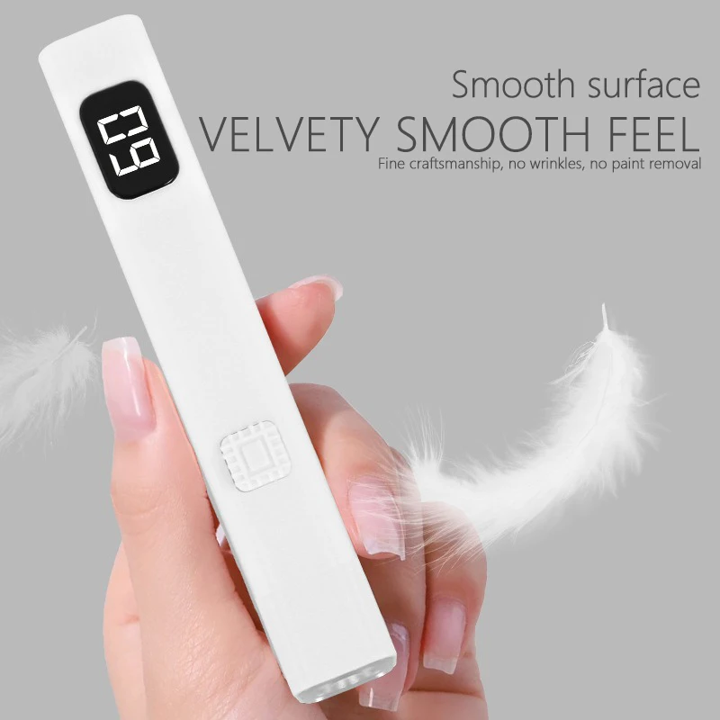 LULAA يده ضوء الأشعة فوق البنفسجية للأظافر شاشة LCD مع 3 الموقت اللاسلكي جل قابلة للشحن علاج سريع للفنانين المنزلية لتقوم بها بنفسك مانيكير