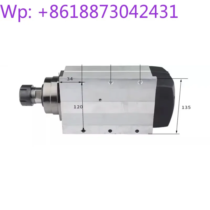 

HQD4.5KW/6kw Аксессуары для деревообрабатывающих резаков для двигателя шпинделя нового квадратного гравировального станка с воздушным охлаждением