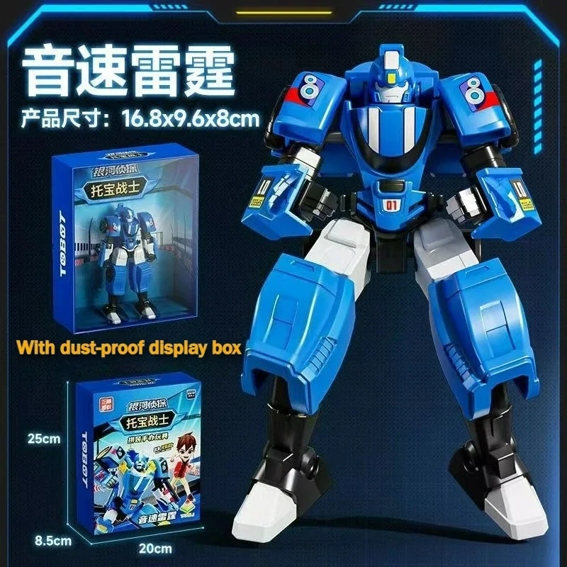 

ТВ Тобот Воин Оригинальная сборка Гаражный комплект Галактика Детектив Детская игрушка Фигурка Подарок Изысканная витрина