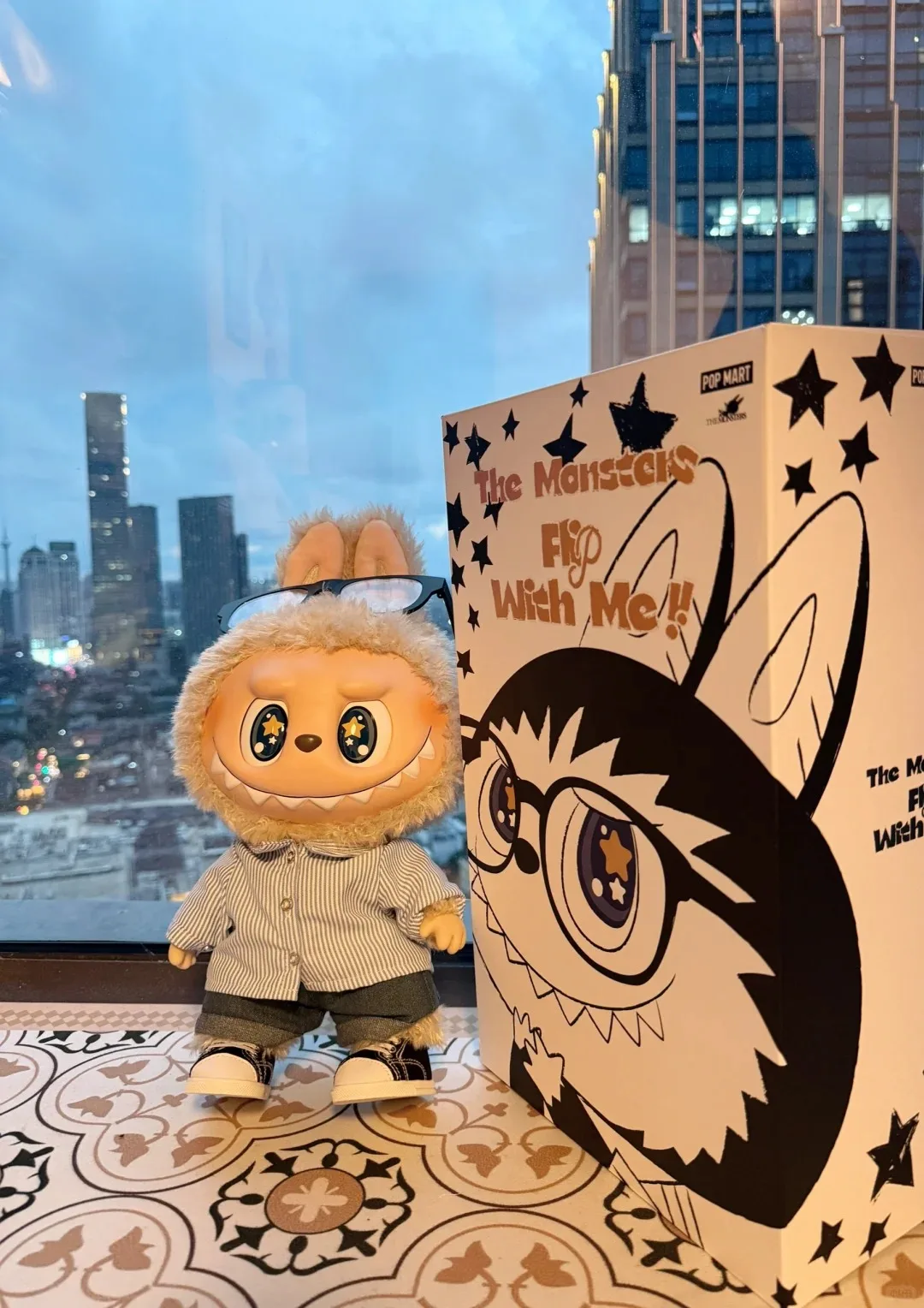 

POP Mart Authentic Labubu 40cm FLIP WITH ME Trendy Blind Box Cute and Interesting Toy Surprise Collection Birthday Gift in Stock