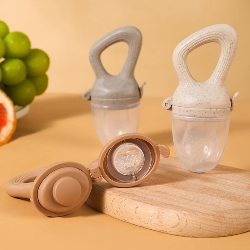Silikon-Fruchtfutterteller für Babys, Mini-Gefrierfach, Frischhaltebeutel zum Kauen für Säuglinge, zum Selbstfüttern, Milch-Eisformen für die Linderung von Zahnfleischschmerzen – Detail 6