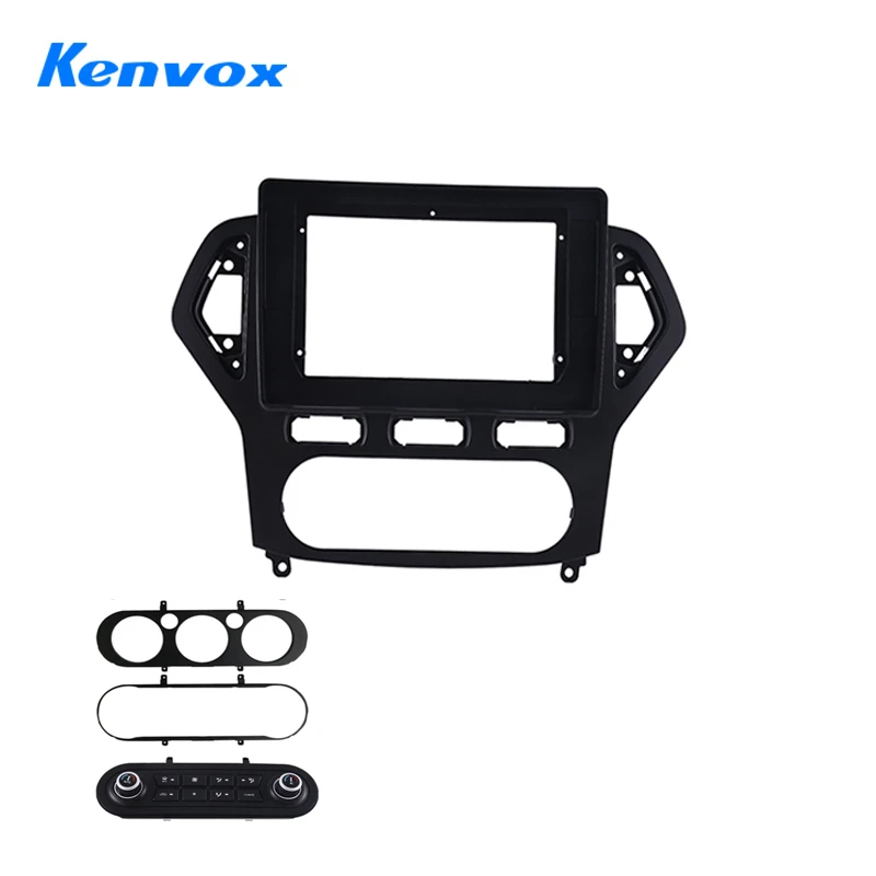 Car Radio Fascia Installation Panel For Ford Mondeo 4 2006 2010 Android  2 Din Stereo Mounting Bezel Faceplate Frame Kit