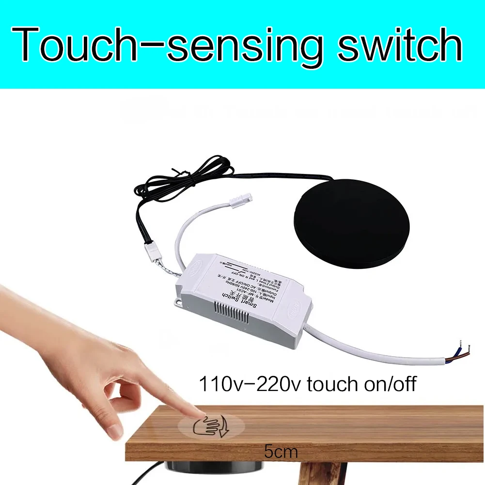 

110-220 В деревянный сенсорный переключатель, проникаемый переключатель, сенсорный светодиодный переключатель управления для умного дома 220 В, светодиодное освещение