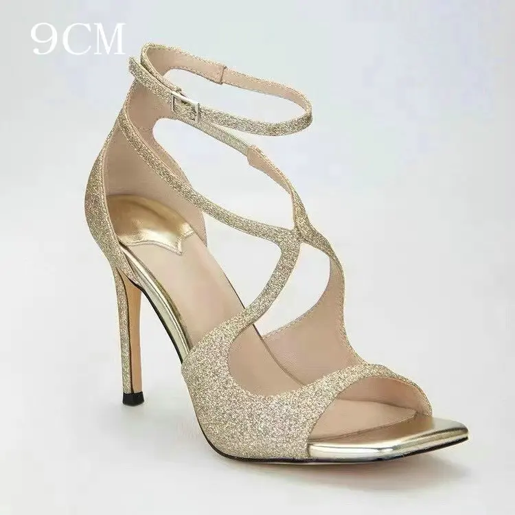 Sequin G 9CM Sandals