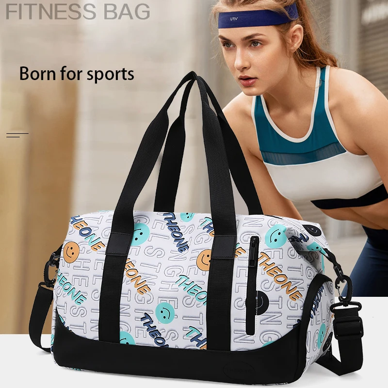 

New travel bag, large capacity swimming bag, sports and fitness bag, hand-held storage bag for women