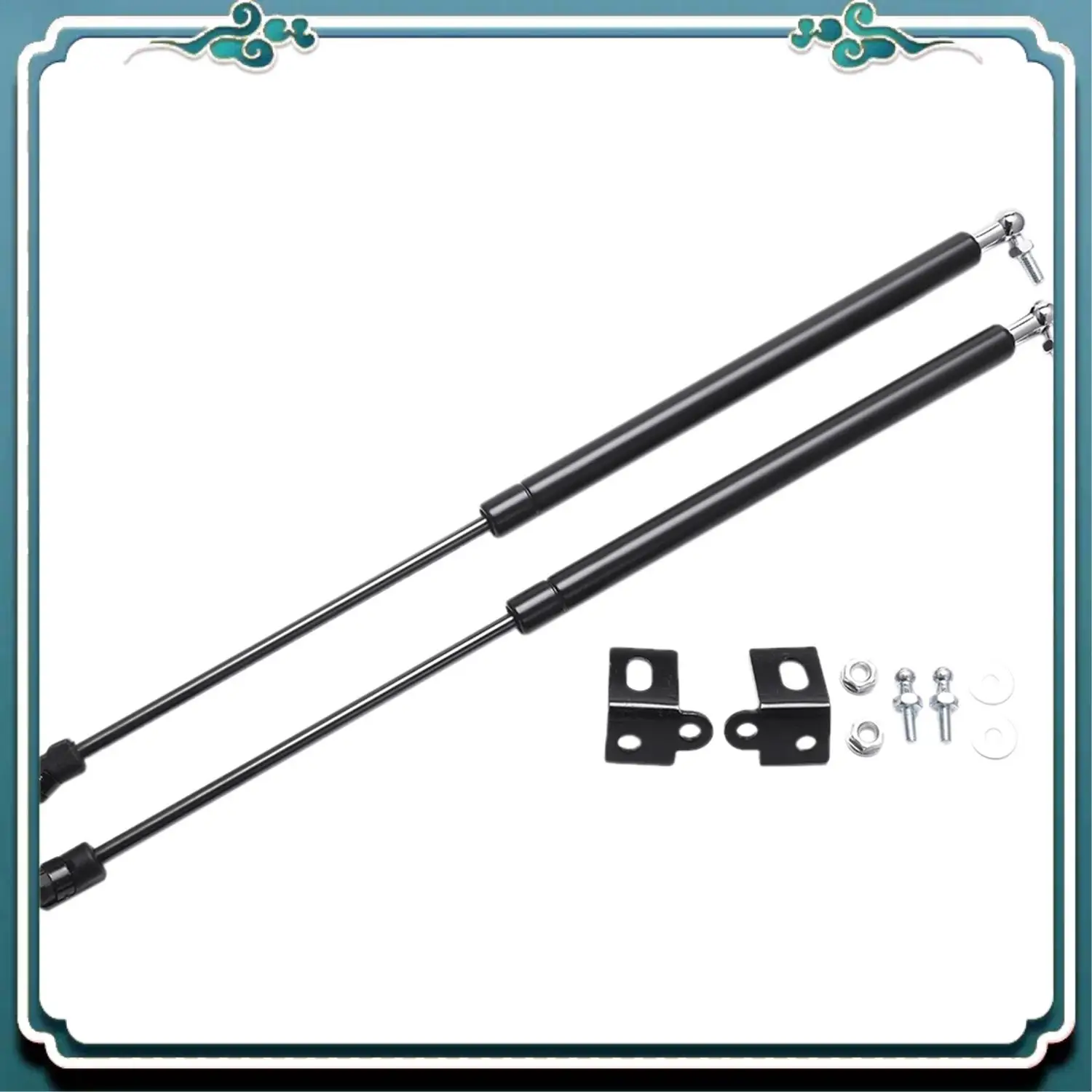 A54K-Bonnet Hood Strut Bars Support Buffer Lifting Hydraulic Rod No Driling/Welding For Nissan Qashqai J11 Rogue Sport 2013-2019