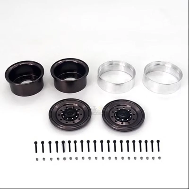 

JDM-193 XS45 Front Wheel Hub Is Suitable For Upgrading Parts Of 1/14 Rc Trailer Tractor Truck Car For Tamiya Lesu Scania