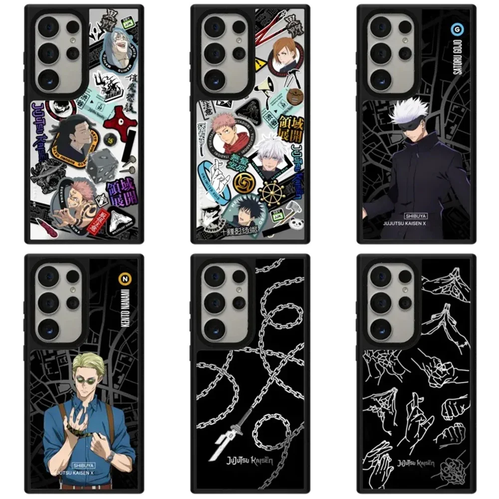 

Anime Shibuya Mirror Surface Protective Case for Samsung Galaxy S23 S24 S25 Ultra S23U S24U S25U Shell with MagSafe