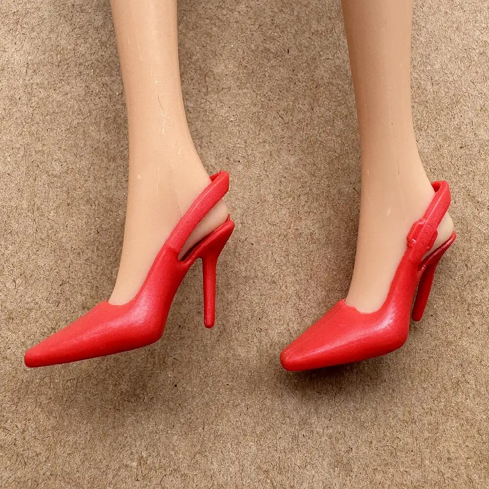 Bunte, sortierte Absatzschuhe (11,5 Zoll) für 30 cm große Puppen, 1/6 Maßstab, Zubehör, Stiefel, Puppenschuhe, Spielzeug – Detail 23