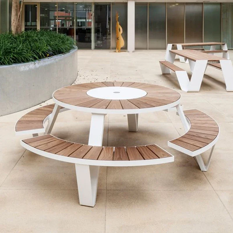 

Good Aluminum alloy outdoor garden furniture integrated anti-rust and anti-corrosion durable villa courtyard