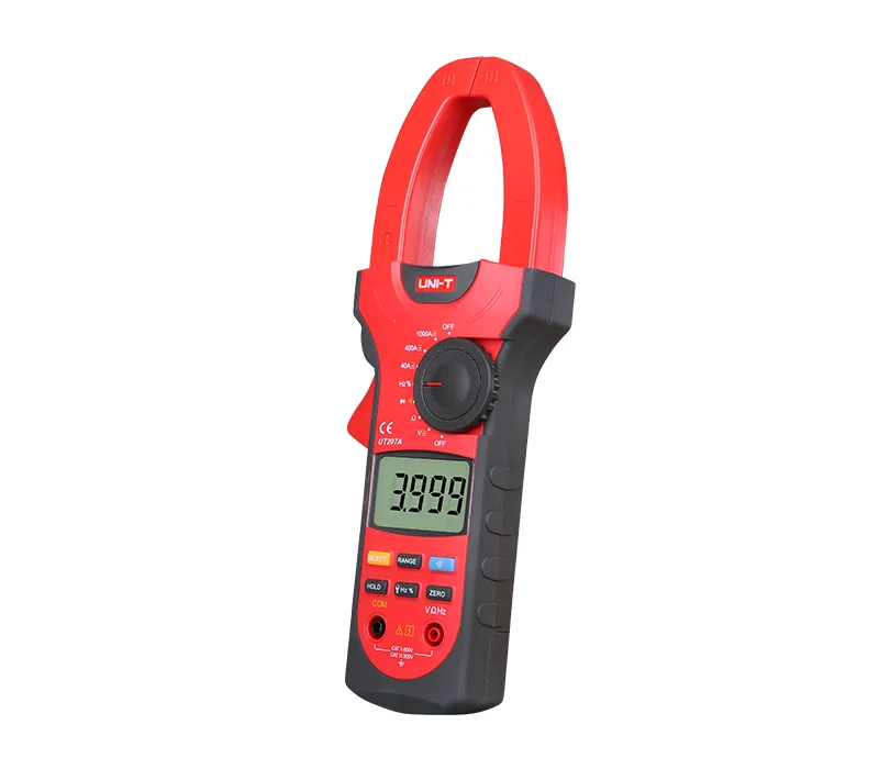 -T UT207A 4000 Counts True RMS Digital Clamp Meter Measure AC/DC Current 1000A DC Voltage 1000V Resistance Frequency