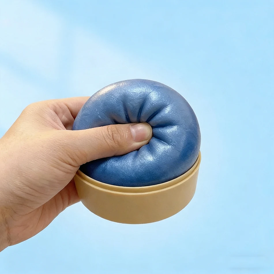 Blind Box Colorful Simulated Dumpling Squishy Relaxing Relieve Anxiety Antistress Enhance Happiness Rebound Squeeze Reliever Toy image 5