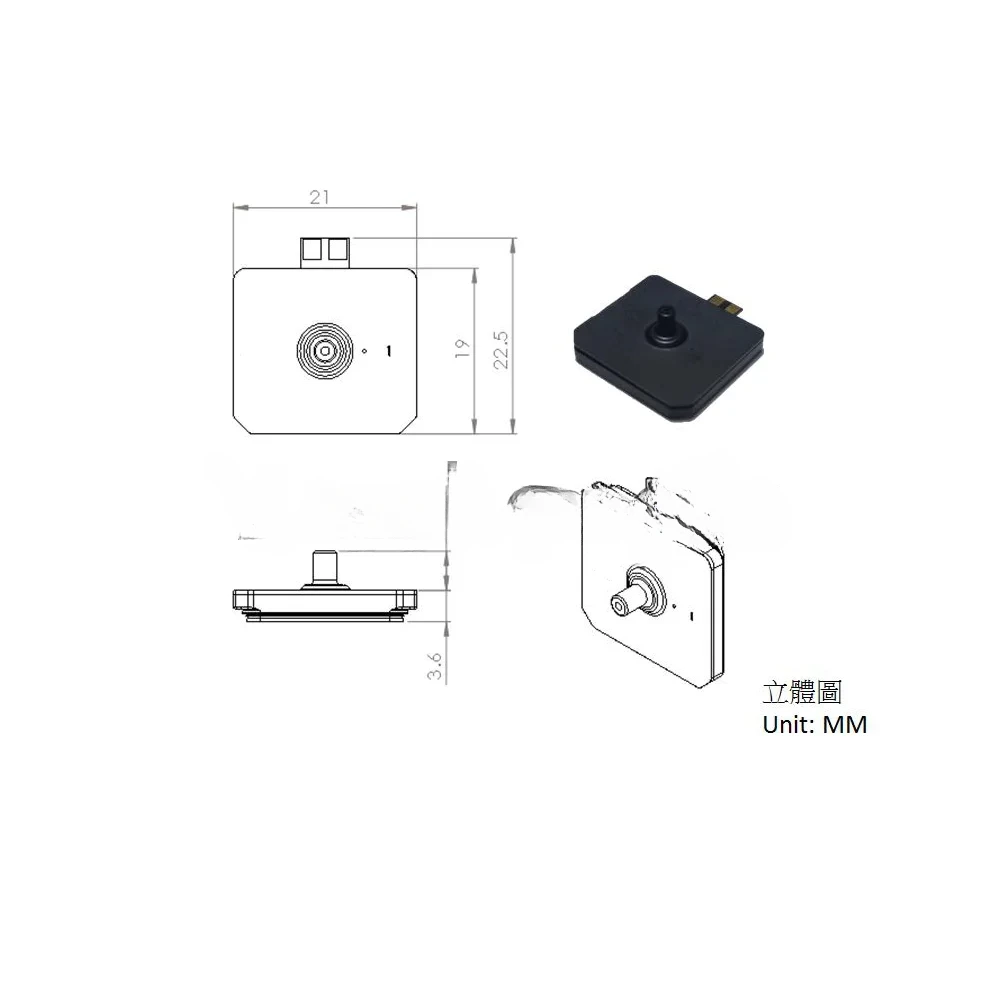 

Small Dc For 6v-18v Yamada JPP21A-14A Piezoelectric Air Compressor Automatic Exhaust Type for Massage Bed Chair Manual Foot