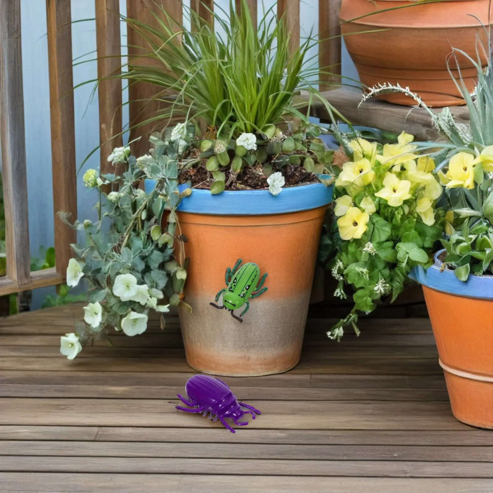 

Набор из 4 электрических интерактивных мини-роботов-насекомых, имитирующих движение, с автоматическим ползанием, на батарейках, для развлечений