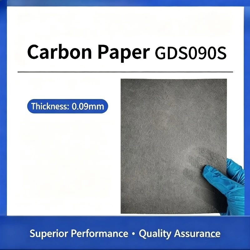 GDS090S Ultra‑Thin Hydrophilic Conductive Carbon Paper 0.1mm Porous Material For Battery Fuel Cell Experiment Test