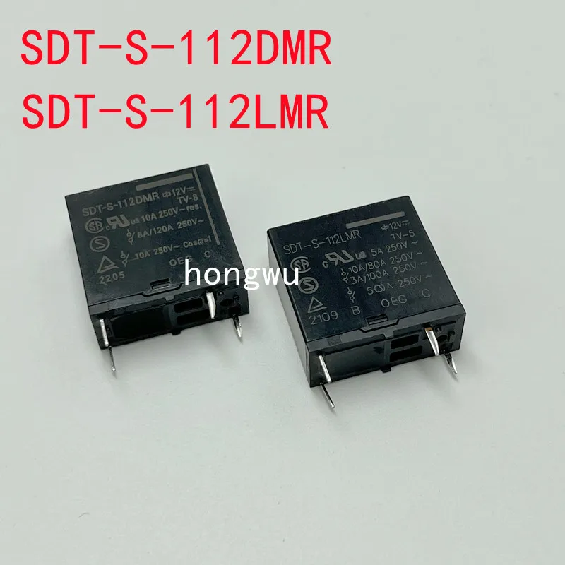 

100% Original New 2PCS SDT-S-112DMR SDT-S-112LMR DC12V relay 5A 10A 4pins