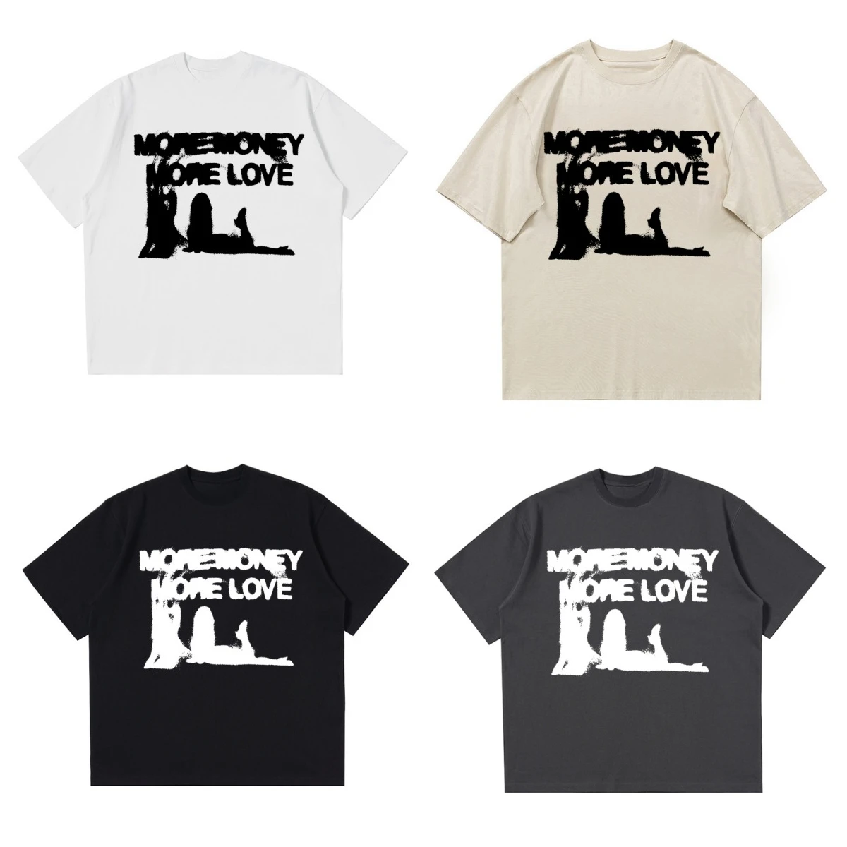 

Мужская футболка Женская свободная хлопковая футболка с круглым вырезом и буквенным принтом Y2k Уличная одежда Хип-хоп Harajuku Винтажный топ с короткими рукавами и графикой