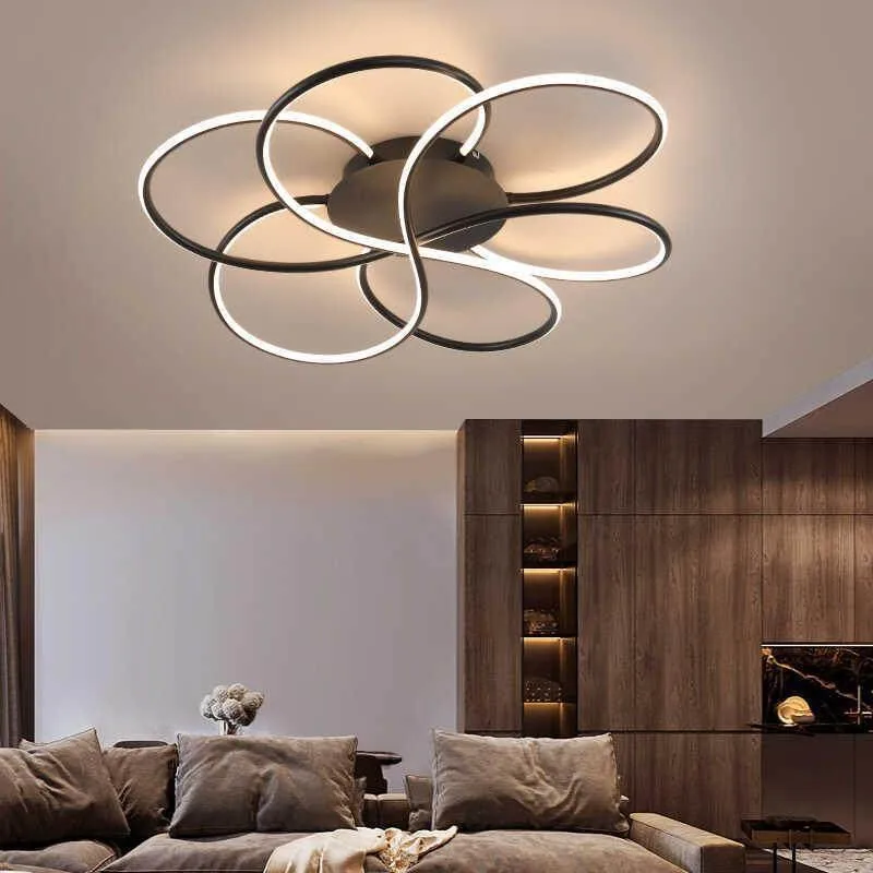 Nordic LED Ceiling Light Modern Minimalist Round Design Warm Art Lamp For Bedroom Study Living Room