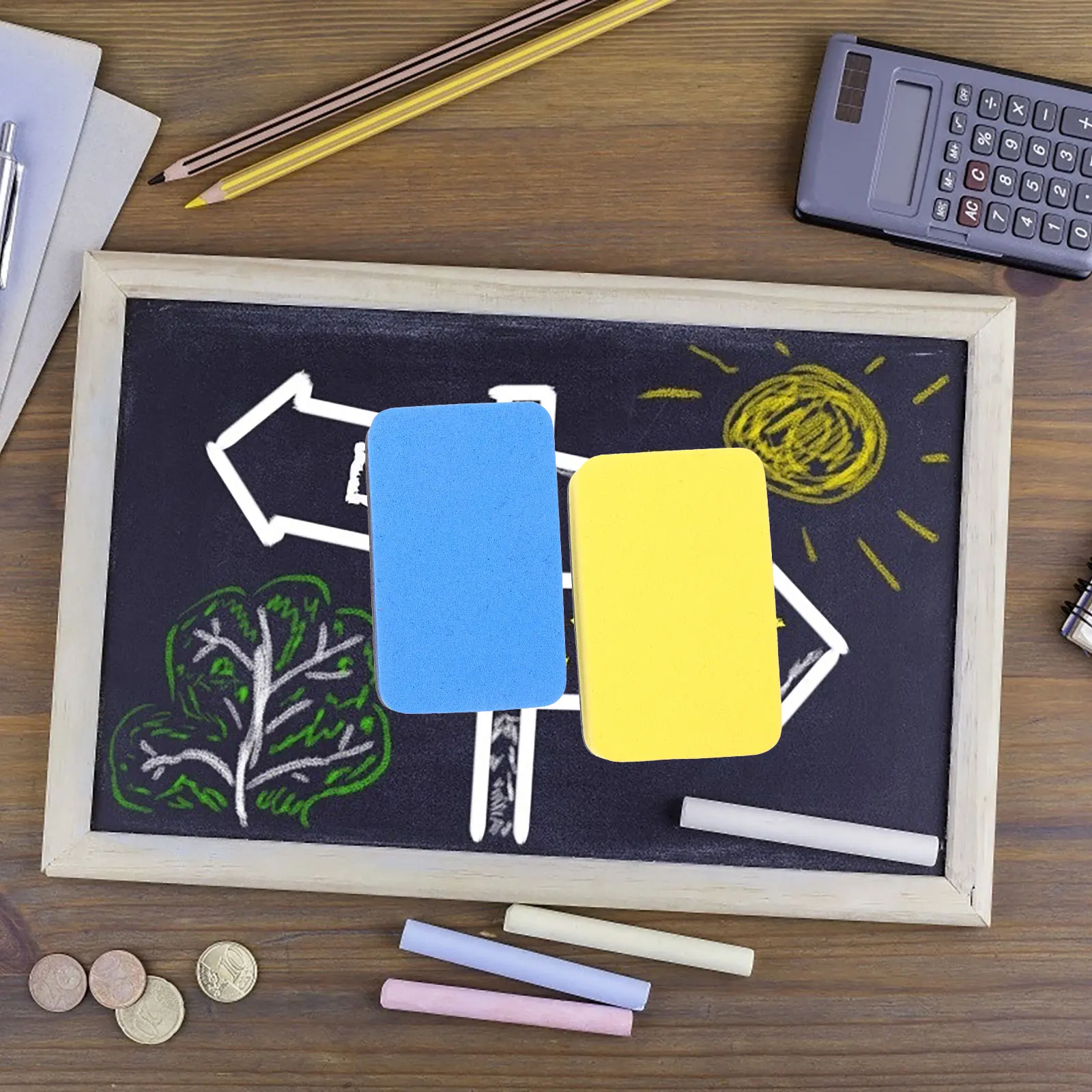 

15Pcs Reusable Felt Whiteboard Erasers Dry Erase Erasers for Classroom Office Training Home Cleaning Dry Erase Eraser