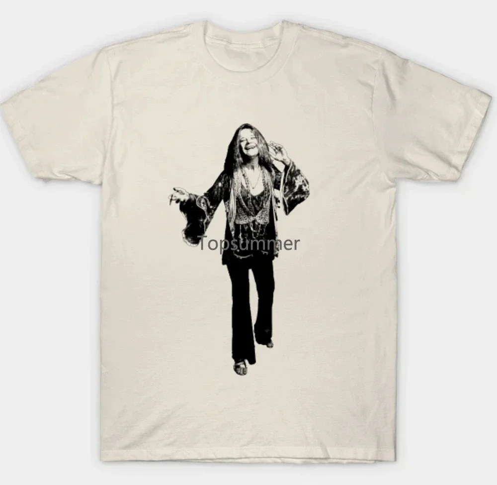 Janis Joplin-Camiseta de Blues Rock, S-3Xl