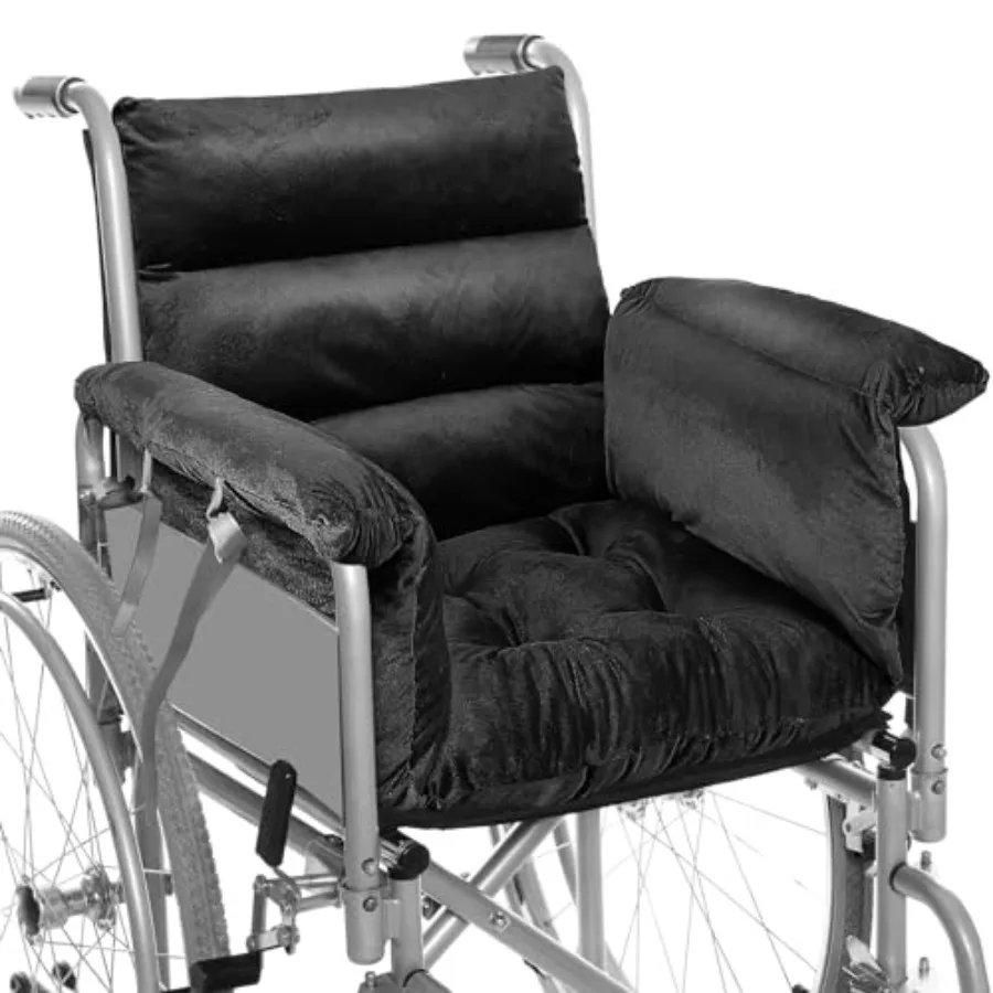

Wheelchair Cushion Wheelchair Seat Cushion with Strap Recliner Suitable for 18 Inch Armrest and Support for Senior
