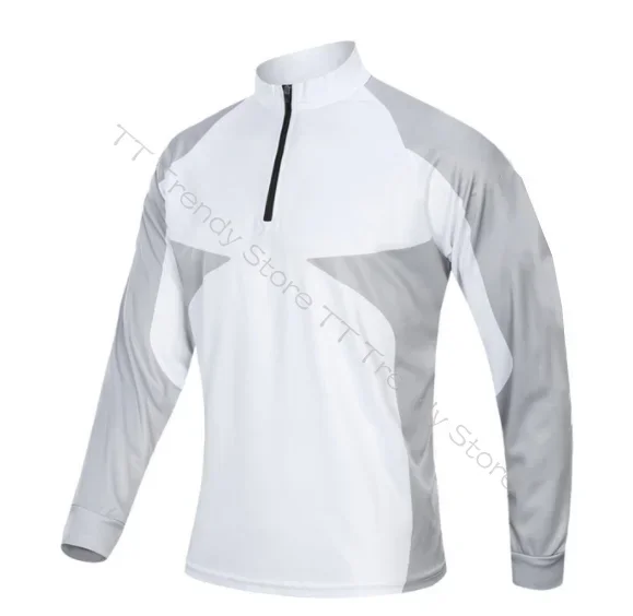 Roupas de Pesca Profissional, Camisas de Manga Comprida Respirável Roupas Secas Rápidas, Fibra De Bambu, UPF 50 Mais, Qw03, Novo, 2023