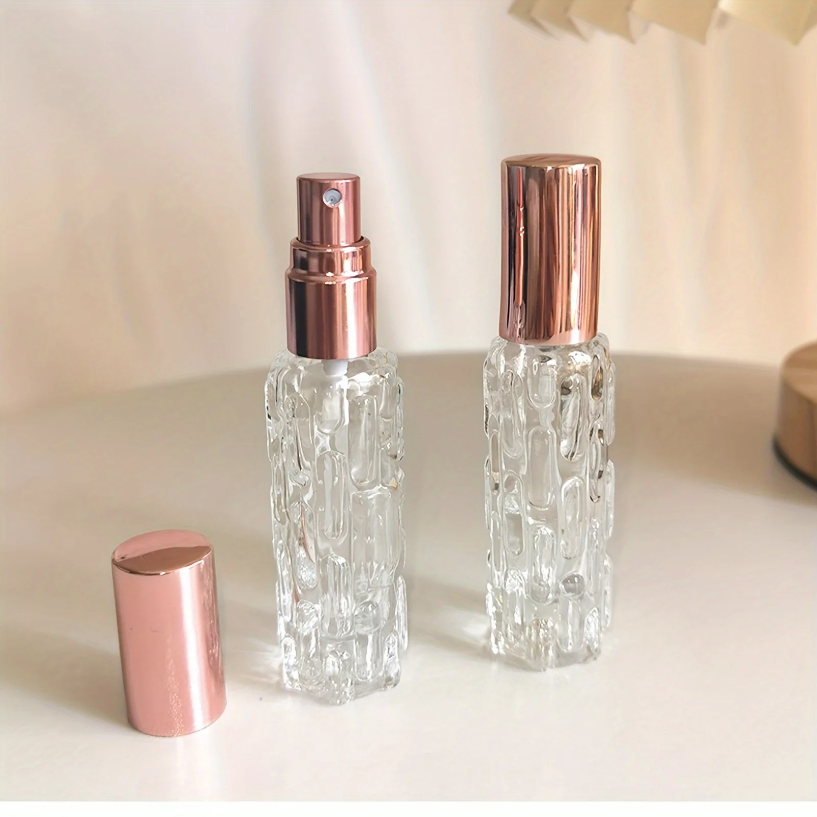 1pc 10ml Glass Portable Refillable Perfume Bottle Cosmetic Container Empty Spray Atomizer Travel Sub-bottle