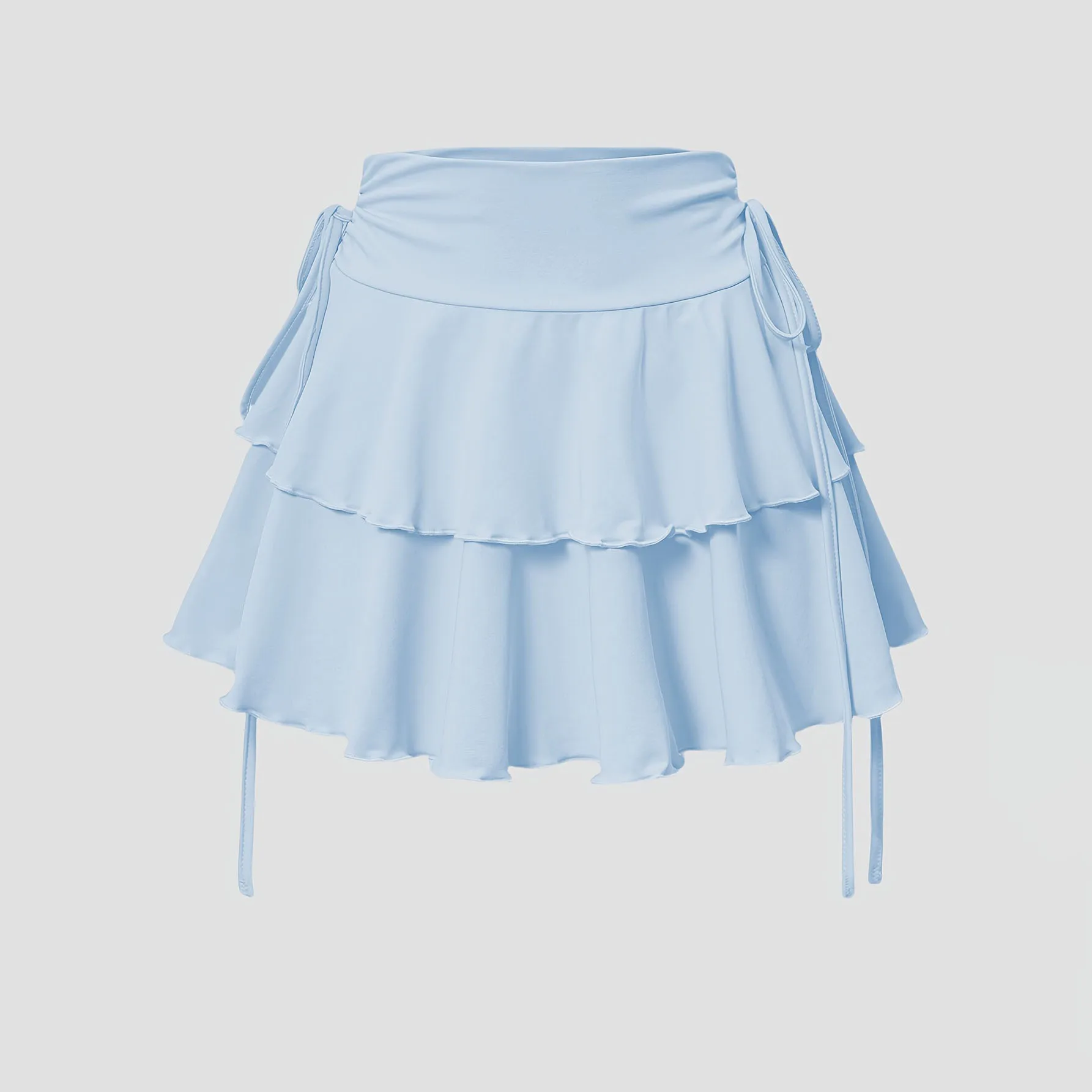 Y2k Neuer Einfarbiger Rock Damen Sommer Mode Outdoor Vielseitig Hohe Taille Schlanke Passform Elastische Taille Minirock Kurz – Detail 12