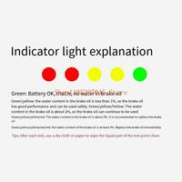 37cd Brake Fluid Tester Car Brake Liquid Digital Tester for DOT3/DOT4/DOT5.1 Accurate Oil Quality Check Pen Sound Light Alarm