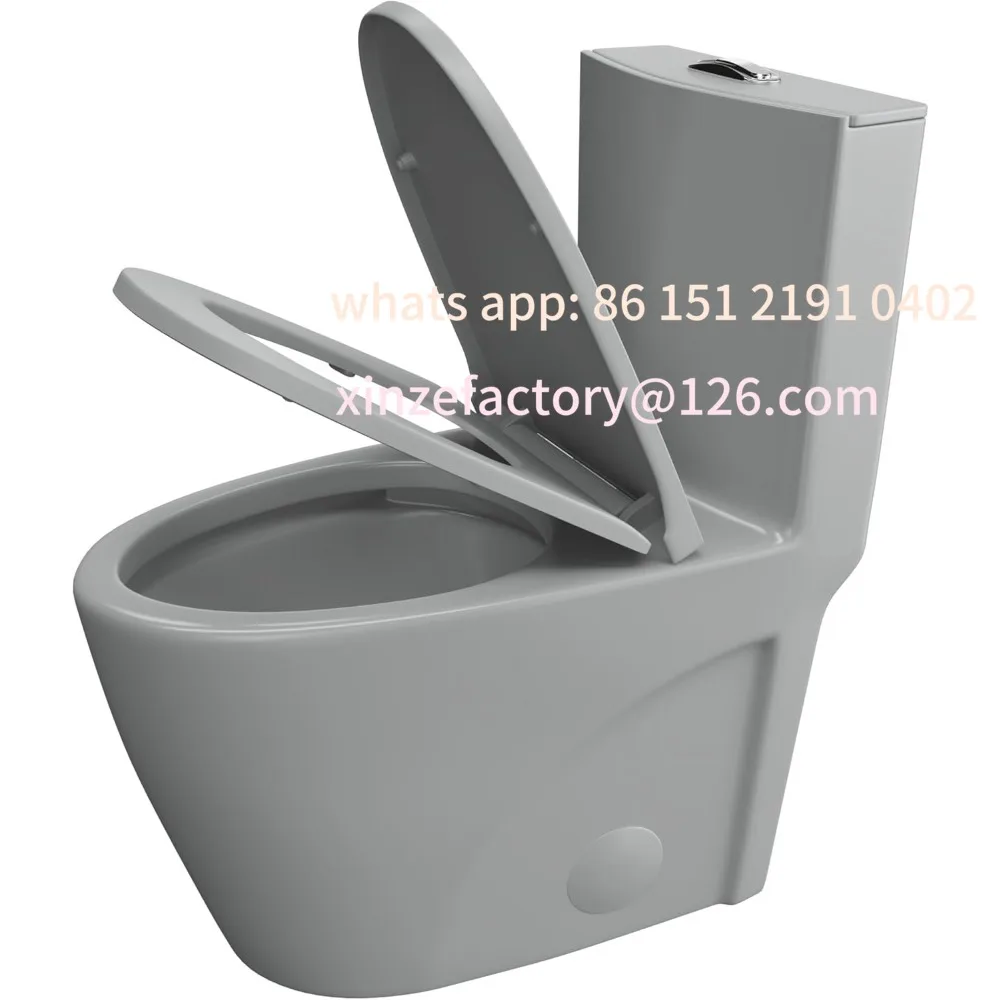 

Customizable Toilet with Powerful Siphon Dual Flush 1.1/1.6 GPF, 12 Rough-In Modern Bathroom