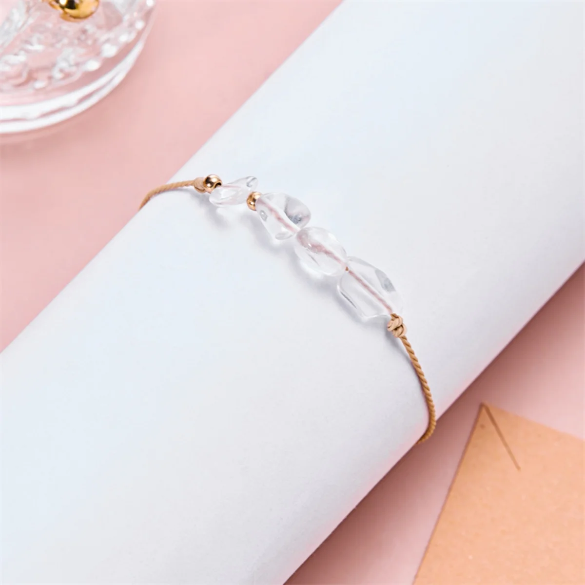 علم التنجيم كوكبة أساور مجدولة 12 علامات زودياك غير النظامية الحجر الطبيعي الخرز اليدوية الإسورة للنساء الرجال المجوهرات