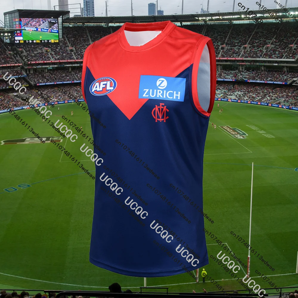

Australia 25/26 New Aussie Rules Football AFL Jersey Vest Melbourne 3D Printed Quick-dry Mens Women Sports Training Jerseys